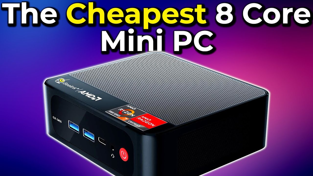 Самый дешёвый 8-ядерный мини-ПК на Amazon! | Мини-ПК Beelink SER5 PRO 5700U 16 ГБ 1 ТБ с графикой...