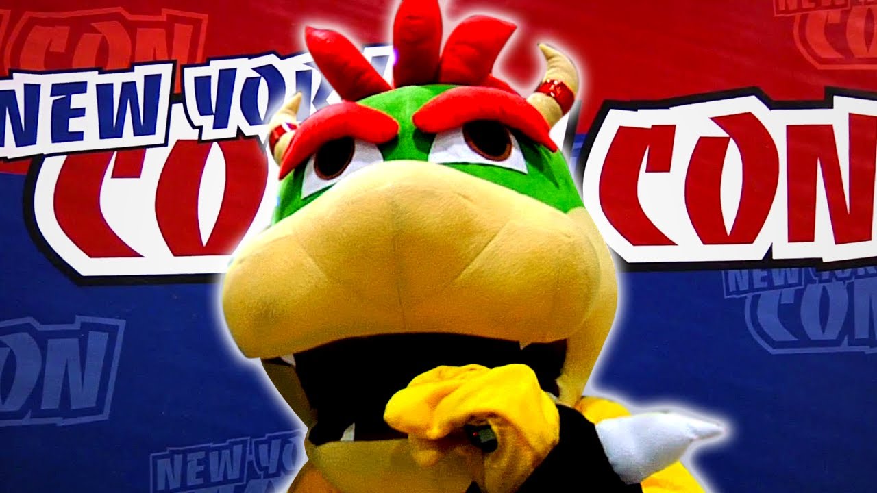 Bowser Breaths Fire on New York Comic Con 2011