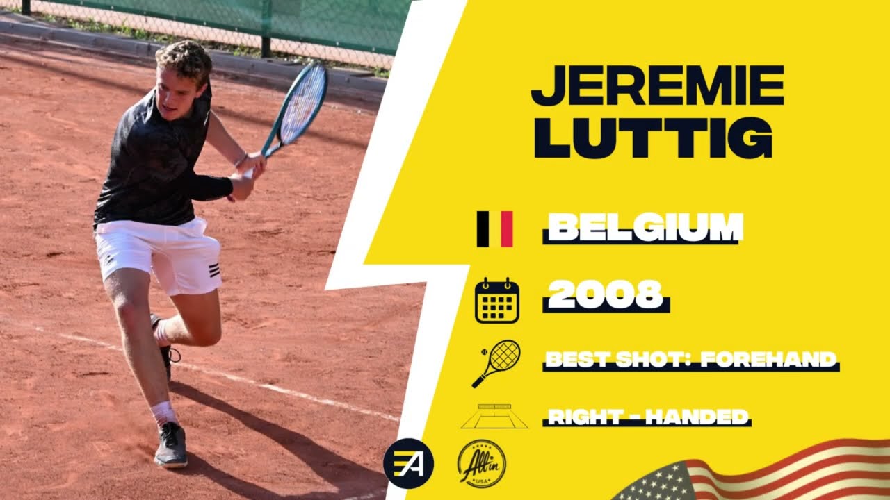 Jéremie Luttig ‐ College Tennis Recruiting Video - Fall 2026