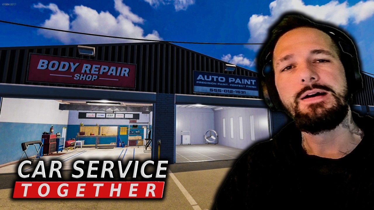 Sparen für die Lackiererei Car Service Together