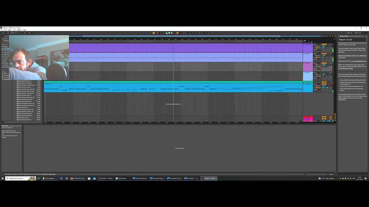 Ableton into a USB Mic