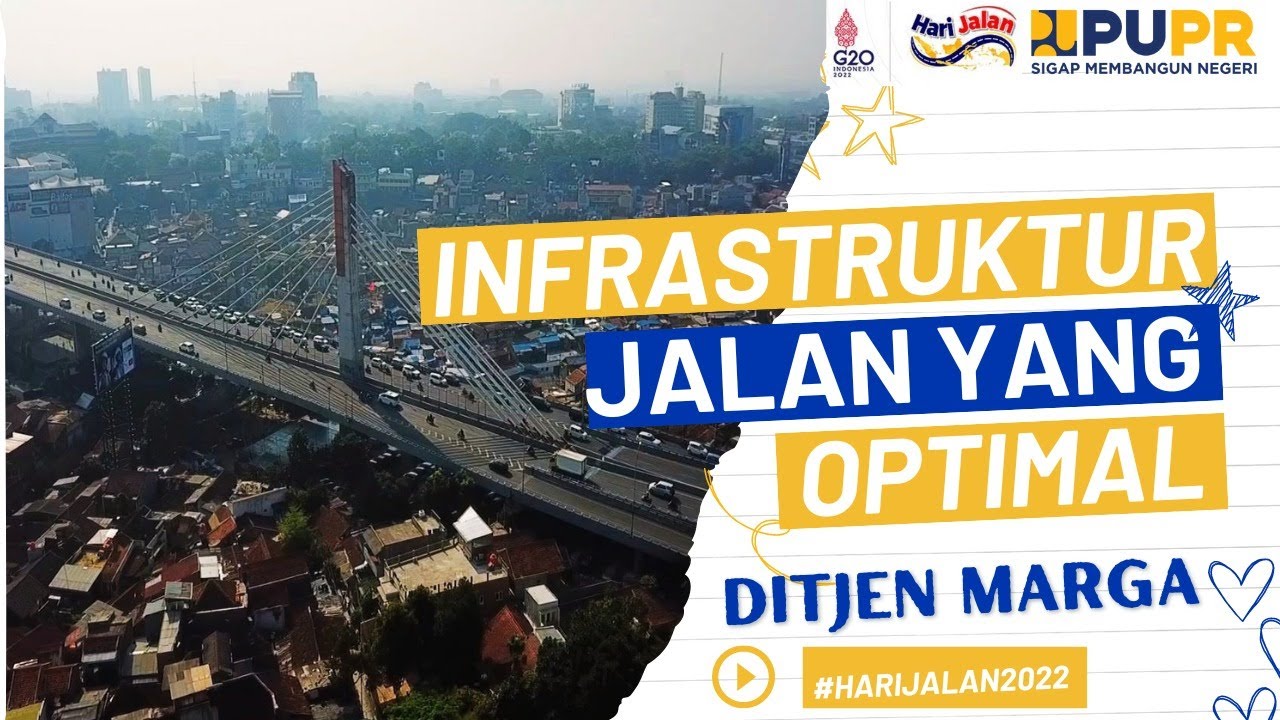 INFRASTRUKTUR JALAN SEMAKIN OPTIMAL | #Harijalan2022
