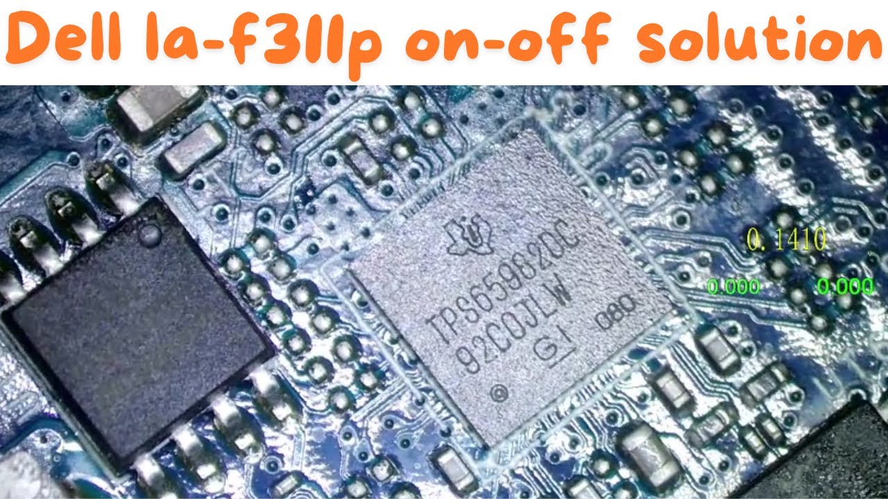 Dell Laptop Motherboard ON and OFF Due to C Type failure Solution | Online Chiplevel Repair Training