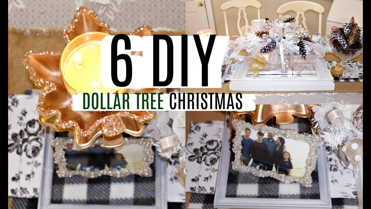 🎄6 DIY DOLLAR TREE CHRISTMAS CRAFTS 🎄 DECO MESH CENTERPIECE