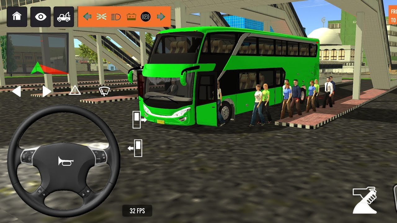 Indonesia Coach bus driving | Euro bus simulator 2026 Android gameplay #game 1 Part 43