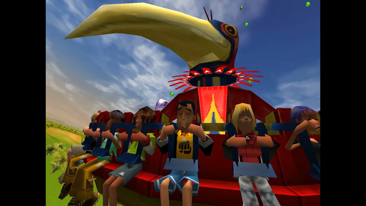 RCT3 - Toucan Sam's Madness Topple Tower Ride