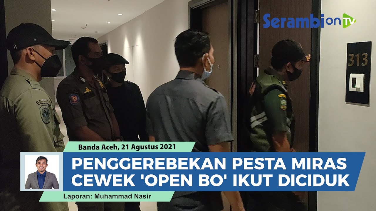 Muda mudi Digerebek saat Pesta Miras di Banda Aceh, Ikut Diciduk Cewek 'Open BO'