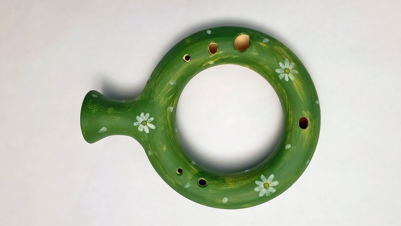 Pottery: Making a Circular Flute with Sound Bell - Mixolydian Scale