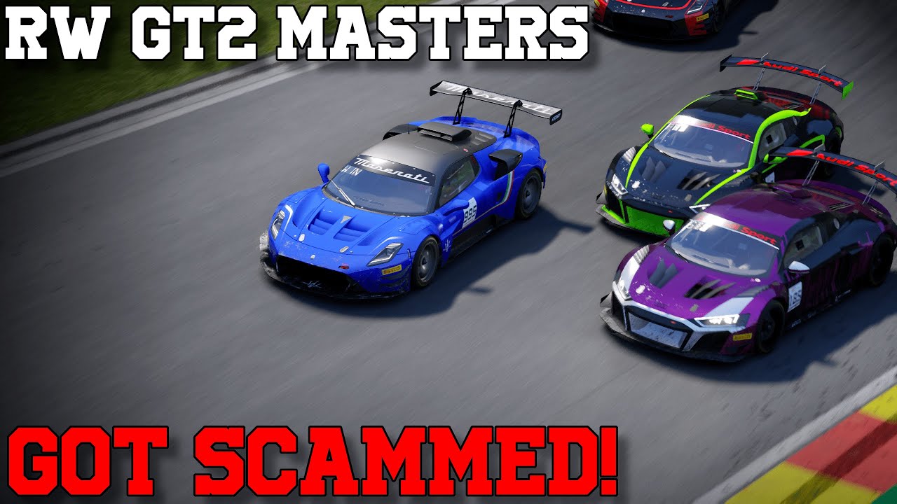 KUNOS nimmt uns hopps! - starke AUFHOLJAGD durchs RW GT2 Masters Feld - Maserati MC20 - SPA
