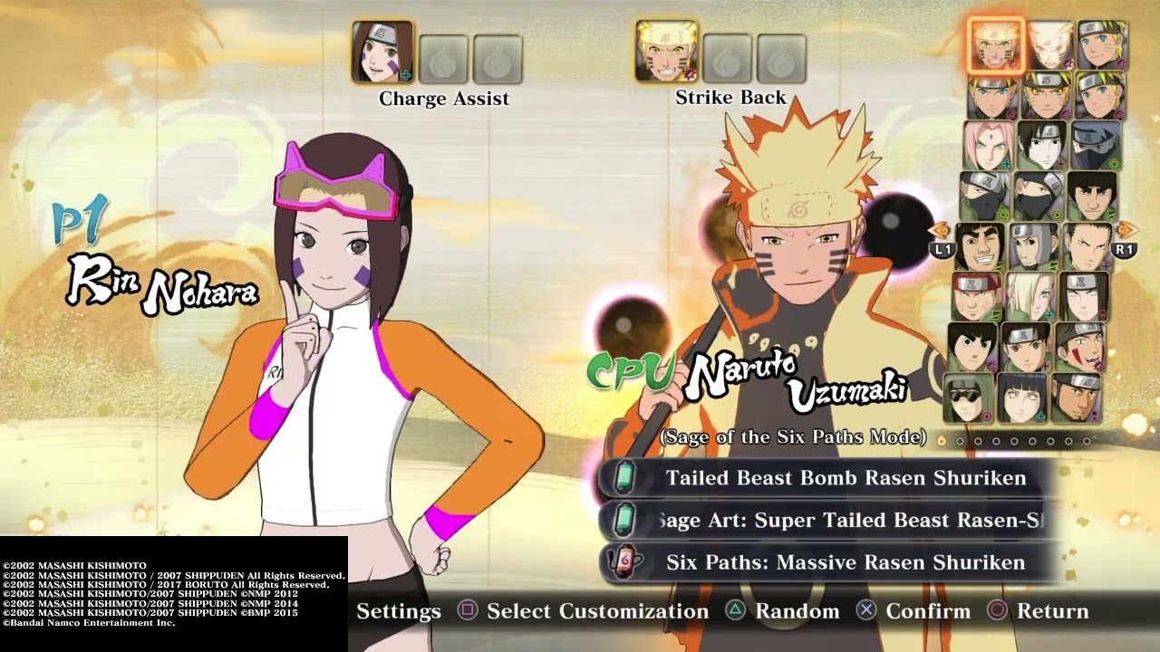 NARUTO PS4 MOD COSTUME COMPILATION