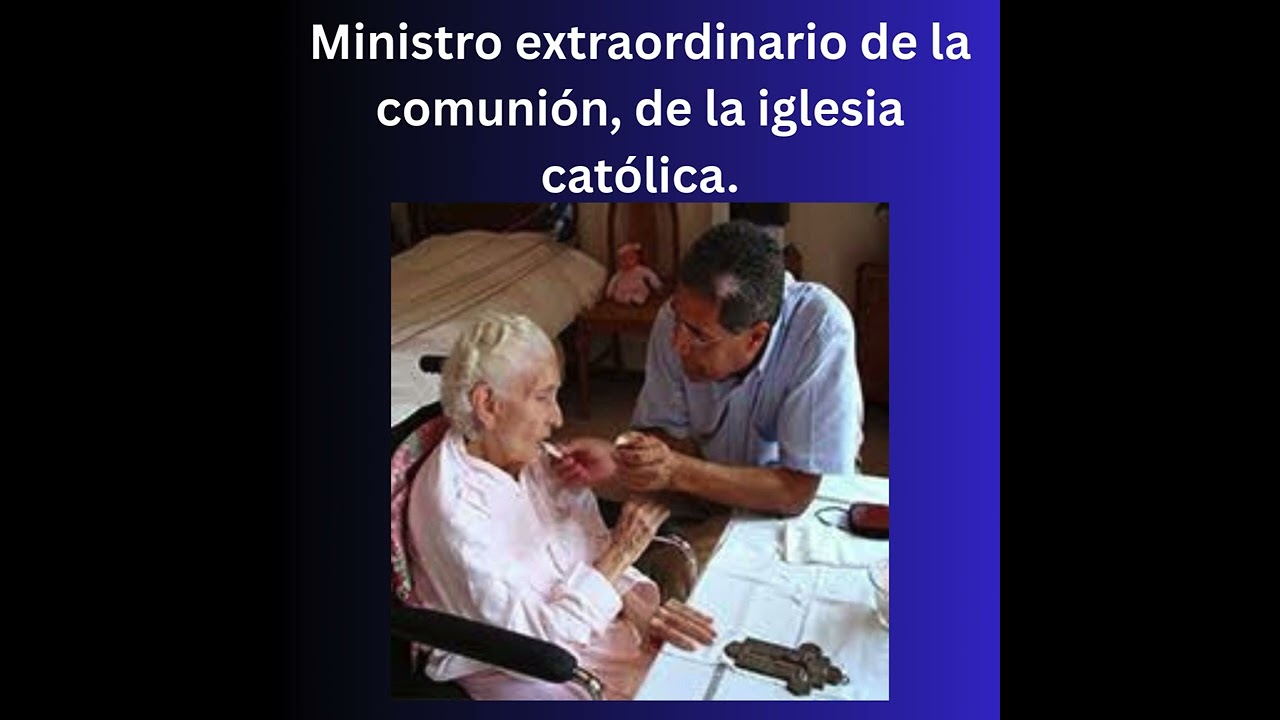 Podcast.  Ministro extraordinario de la comunión de la iglesia católica