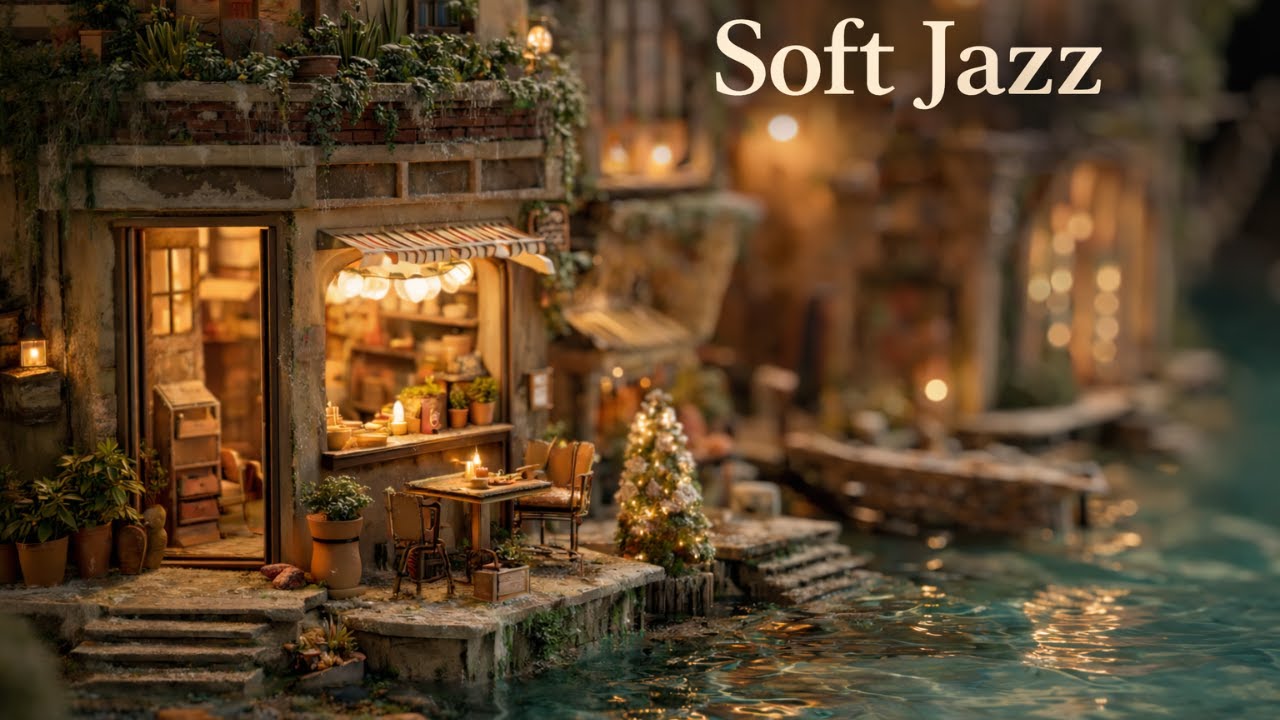 Soft Lights by the Water 🌊✨ Where Soft Jazz Slows the Evening