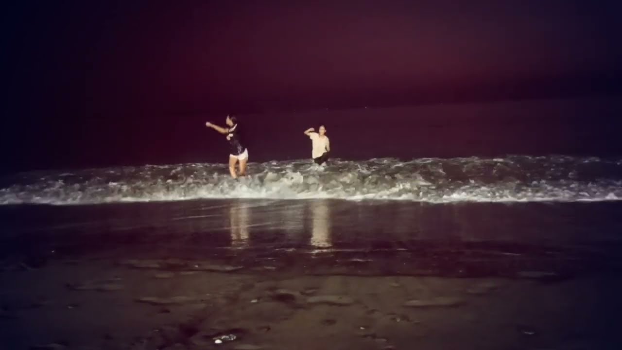 Night Swimming and Walking | Solot-Solot Beach