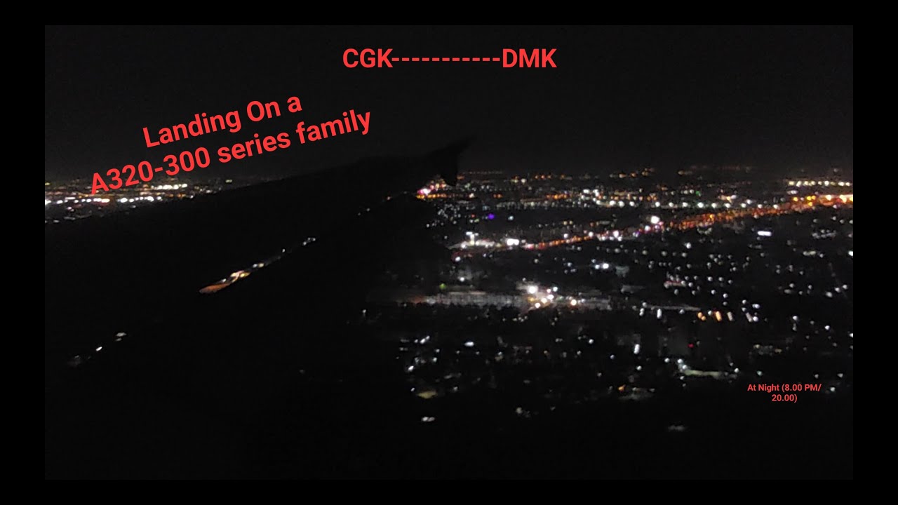 Landing CGK-DMK Airasia A320-300 series Part2