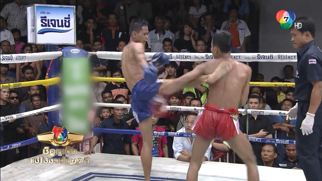 วันมีโชค ภู่หงส์ทอง vs เฉียบขาด ป.พงษ์สว่าง | ช็อตเด็ดแม่ไม้มวยไทย 7 สี