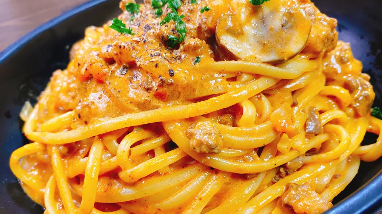 これは超やべぇ…間違いなく世界一美味いやみつき濃厚パスタです。『ミートボナーラ』MEAT-BONARA PASTA 먹방 モッパン 意大利面食谱 파스타 레시피 وصفات المعكرونة