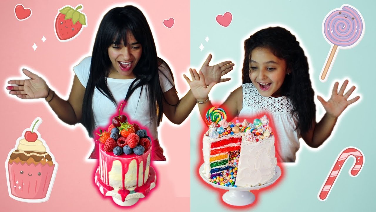 تحدي تزين الكيك مع زيونه 🎂😂💔