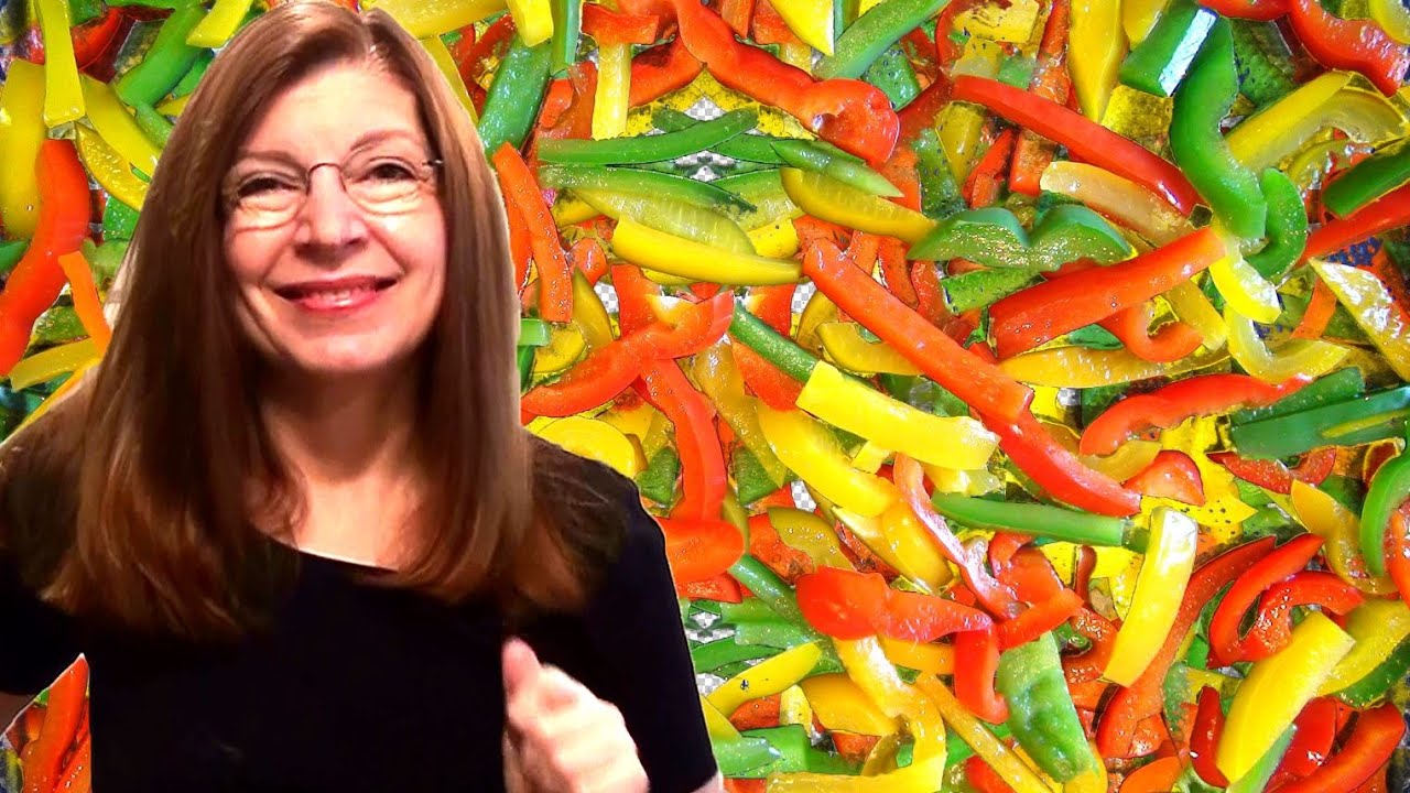 BELL PEPPERS! Red & Green & Yellow ! Freeze your EXTRA & SPARE Vegetables! Sprig Barton