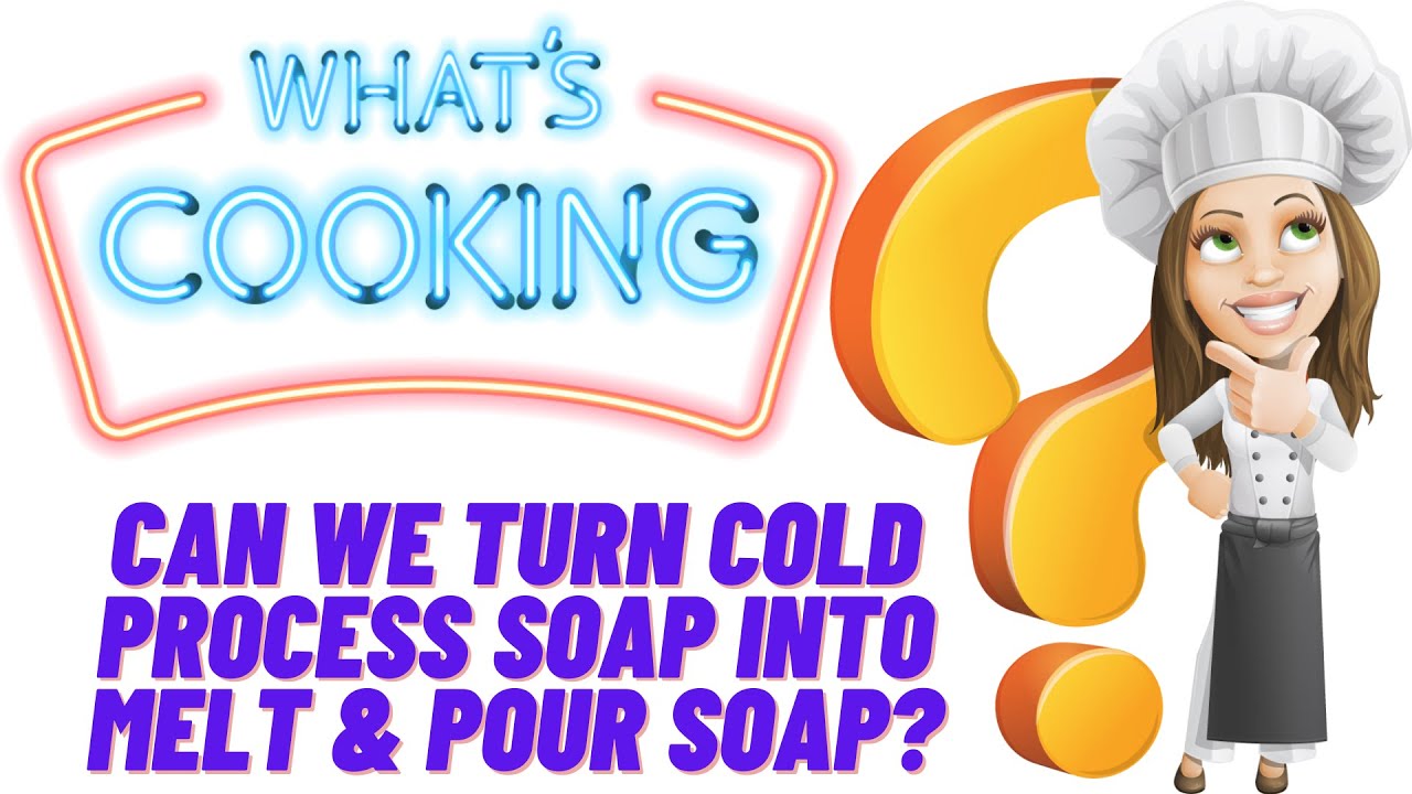 Turn cold (or hot) process soap into melt and pour soap!