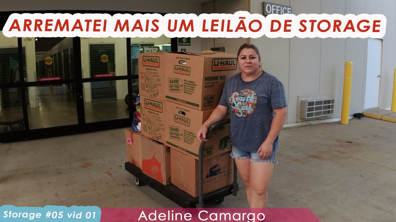 EP.11 Encontrei muitas coisas de valor nesse storage abandonado (storage 5 vid 1) Adeline Camargo