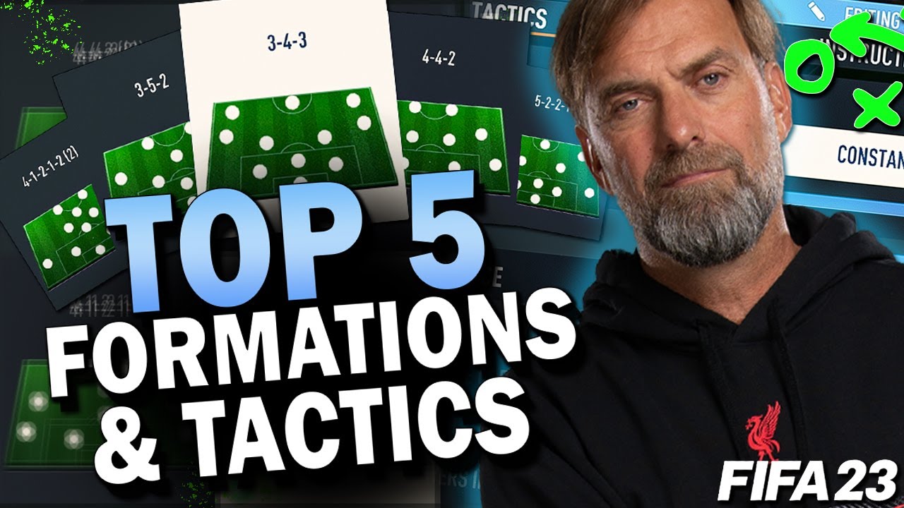 TOP 5 FORMATIONS & CUSTOM TACTICS in FIFA 23 [RIGHT NOW]