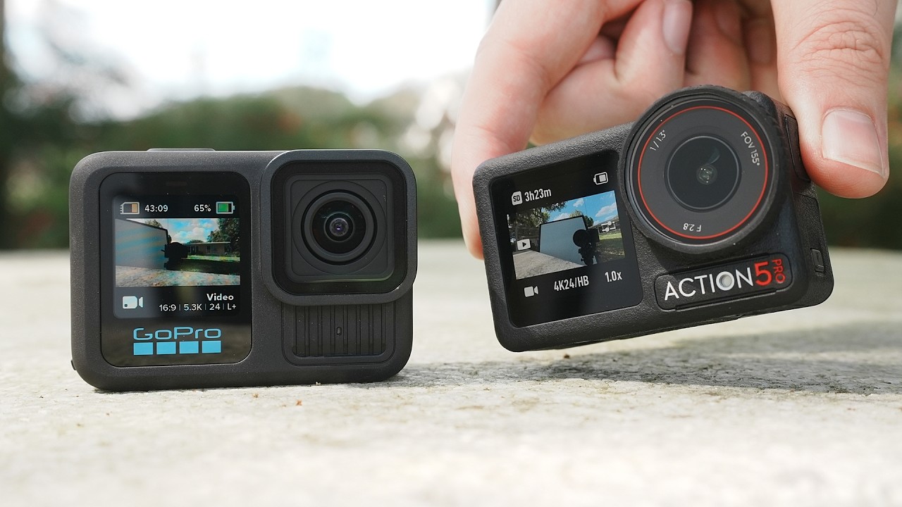 Best Action Camera (GoPro Hero 13 vs DJI Action 5 Pro)