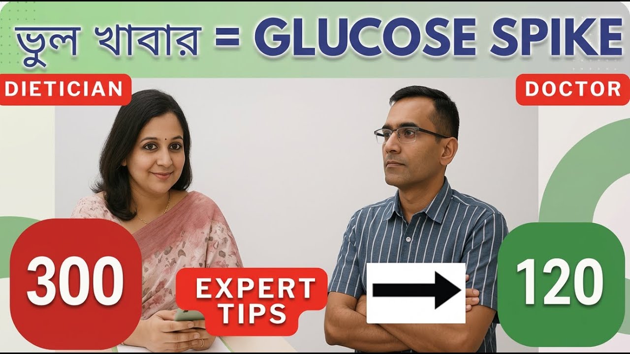 FIRST TIME! ডায়াবেটিস কন্ট্রোল:আমার খাবার + ডায়েটিশিয়ানের বিশেষ পরামর্শ - Choose Right Food!