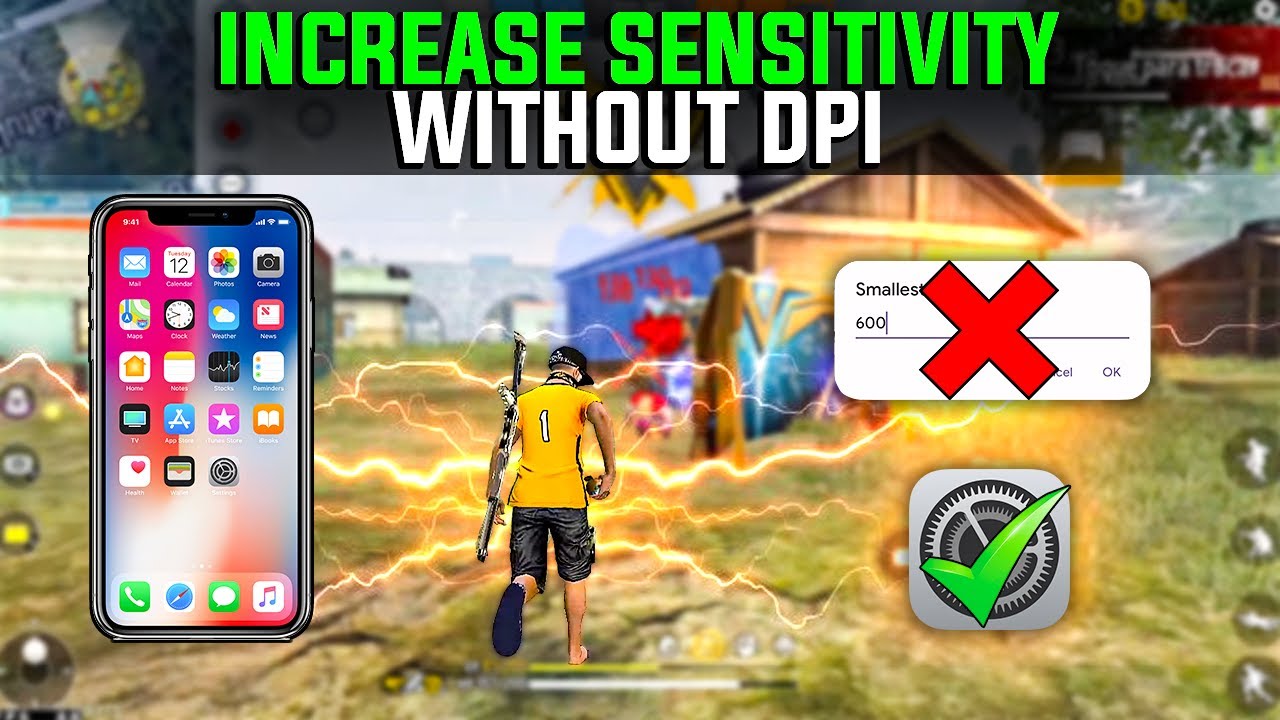 HOW TO INCREASE SENSITIVITY IN FREE FIRE WITHOUT DPI  | BEST NEW SENSITIVITY SETTING