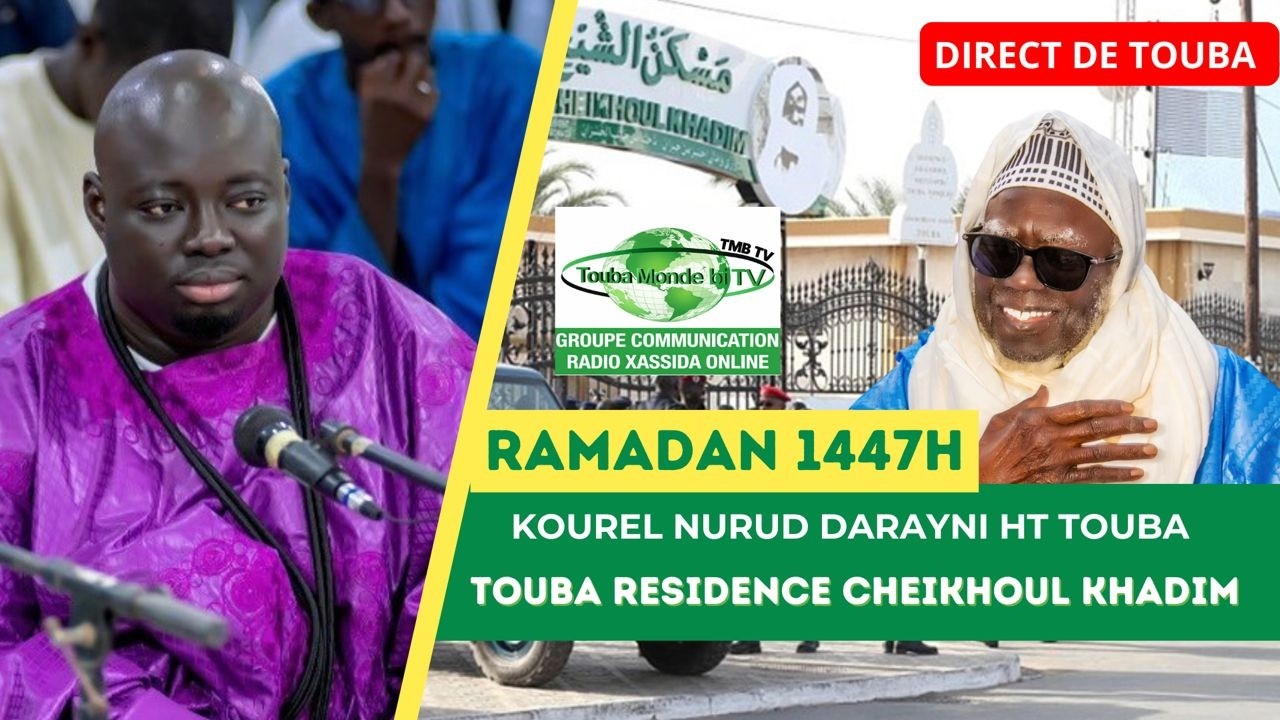 En Direct Résidence Cheikhoul Khadim Kurel Nûru-Dârayni Hizbut-Tarqiyyah Touba 2 jour