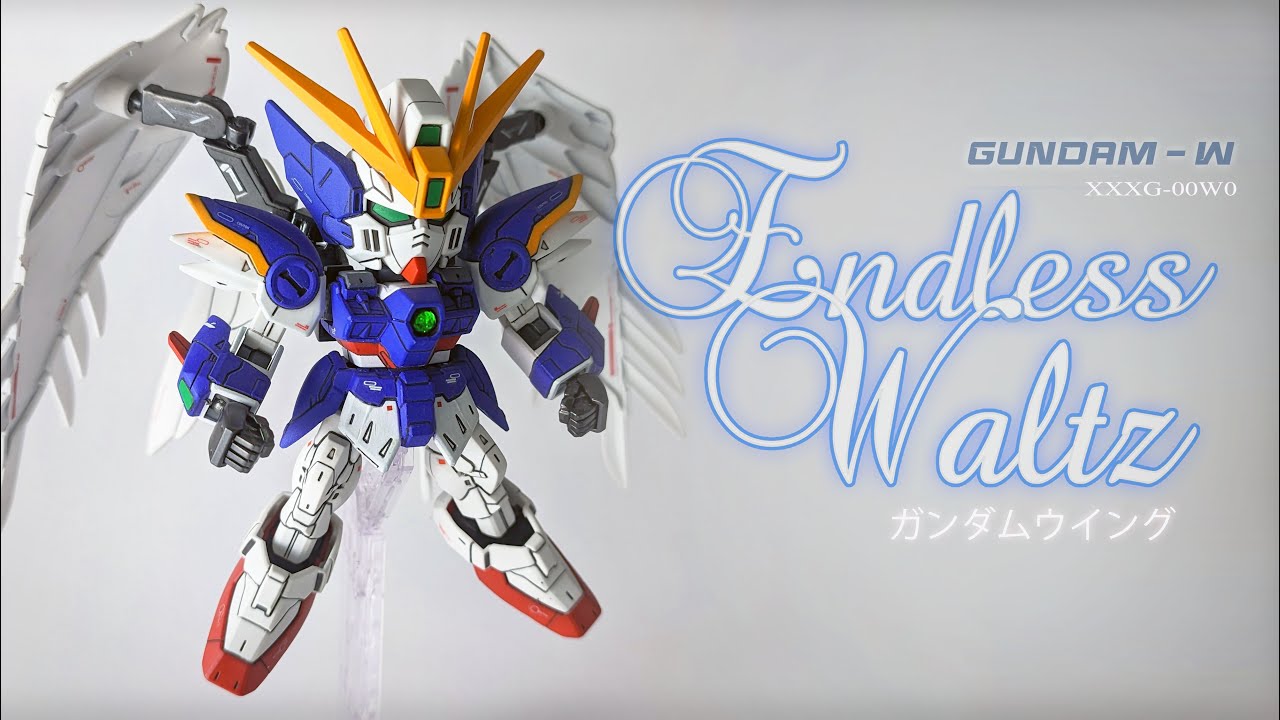 HANDBRUSH REPAINT SD GUNDAM EX-STANDARD  WING ZERO CUSTOM ACRYLIC BRUSHMASTER BY ANAHEIMPAINTS