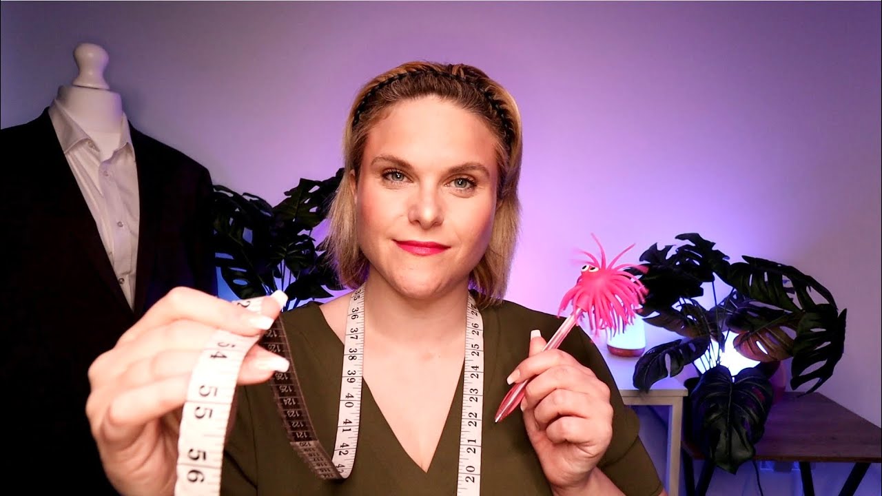 A Relaxing ASMR Tailor Suit Fitting & Measuring
