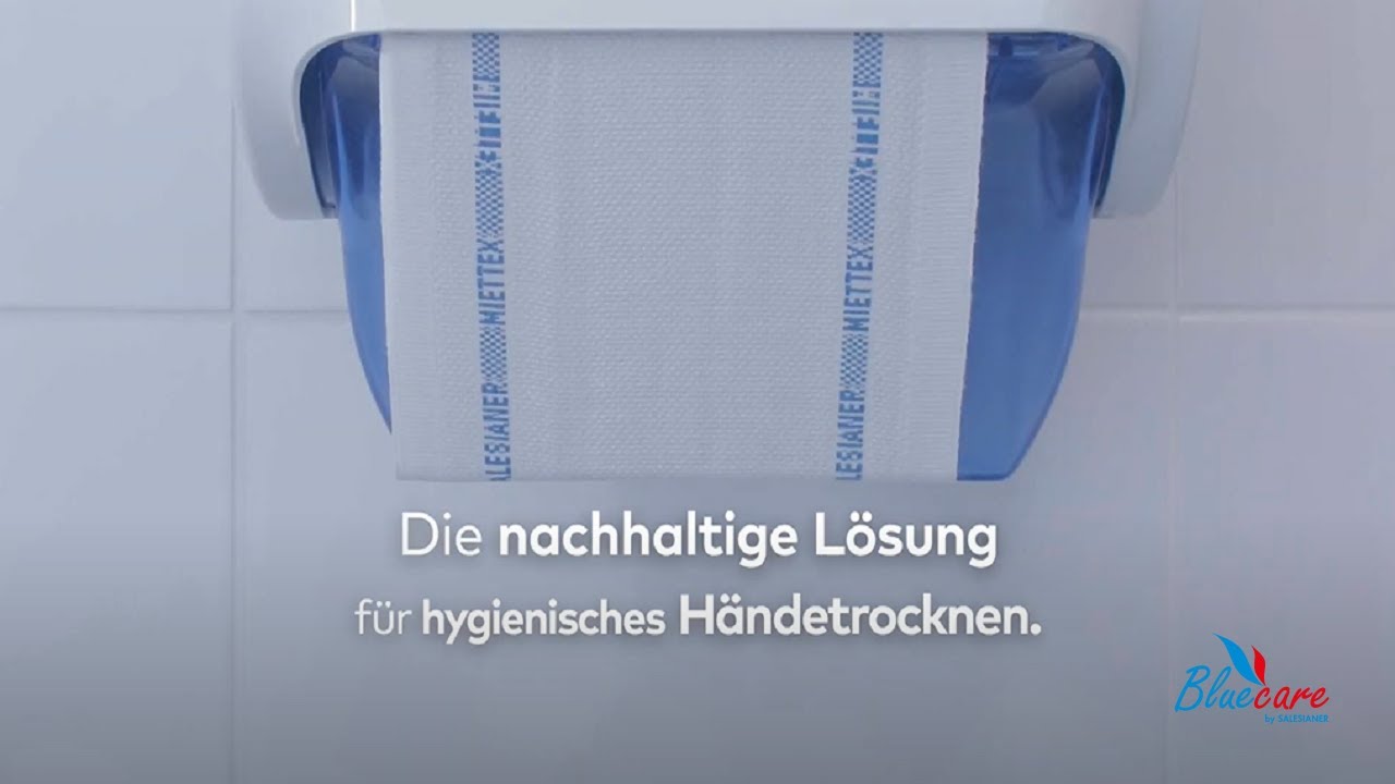 Bluecare Stoffhandtuchspender – Hygienisch & nachhaltig | SALESIANER (DE)