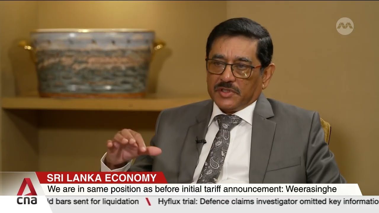 Sri Lanka's central bank governor on country's recovering economy