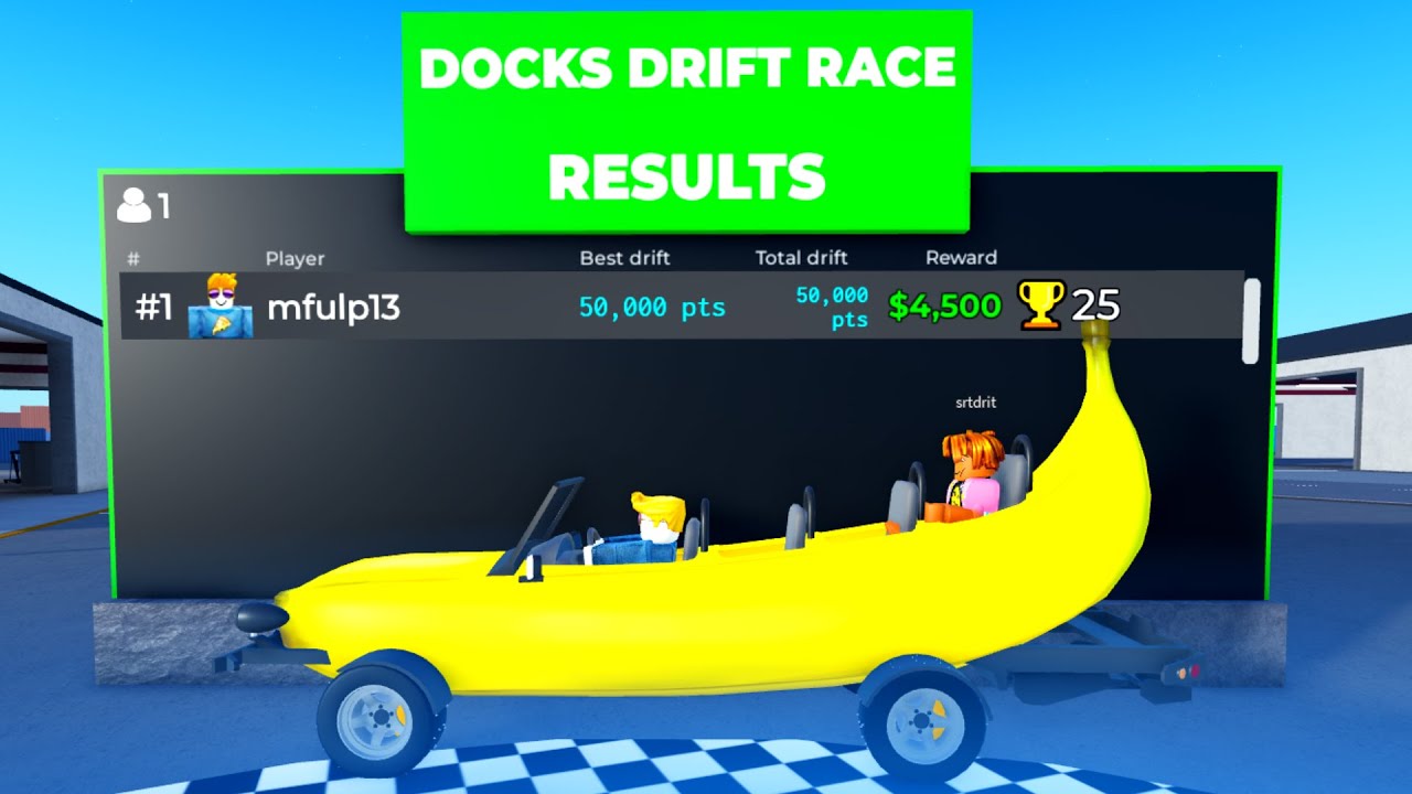 I Got 50k Drift Points in a Banana Car