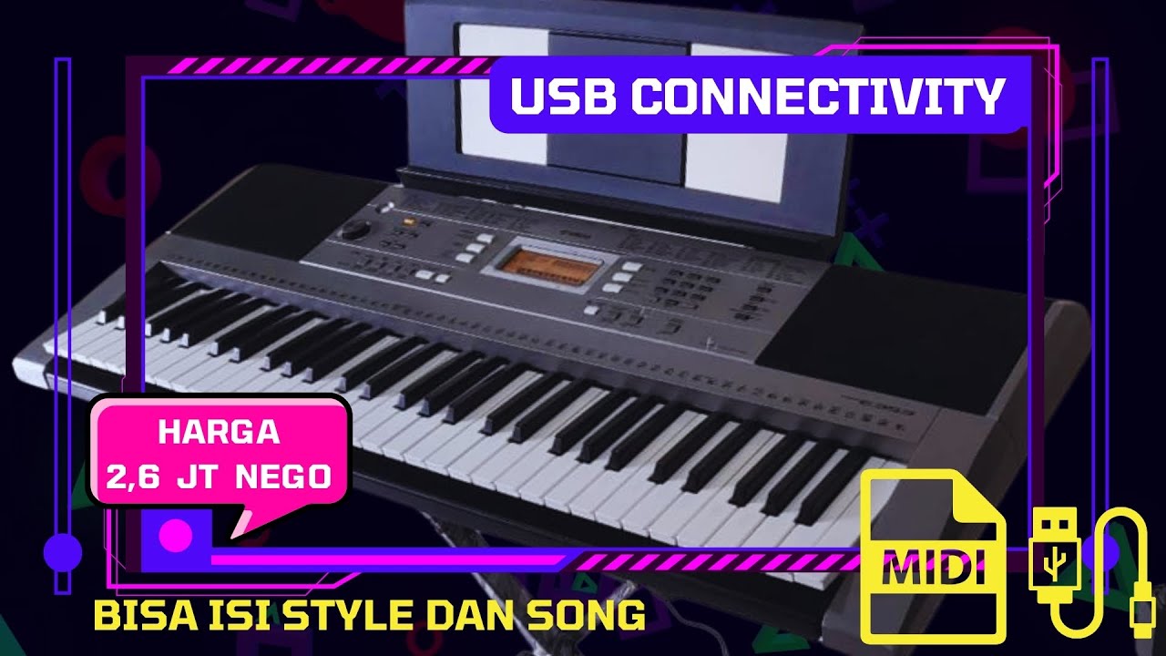 Keyboard Yamaha PSR E 353 | 2 Jutaan | Bisa isi style & song | USB koneksi | WA 085262978784