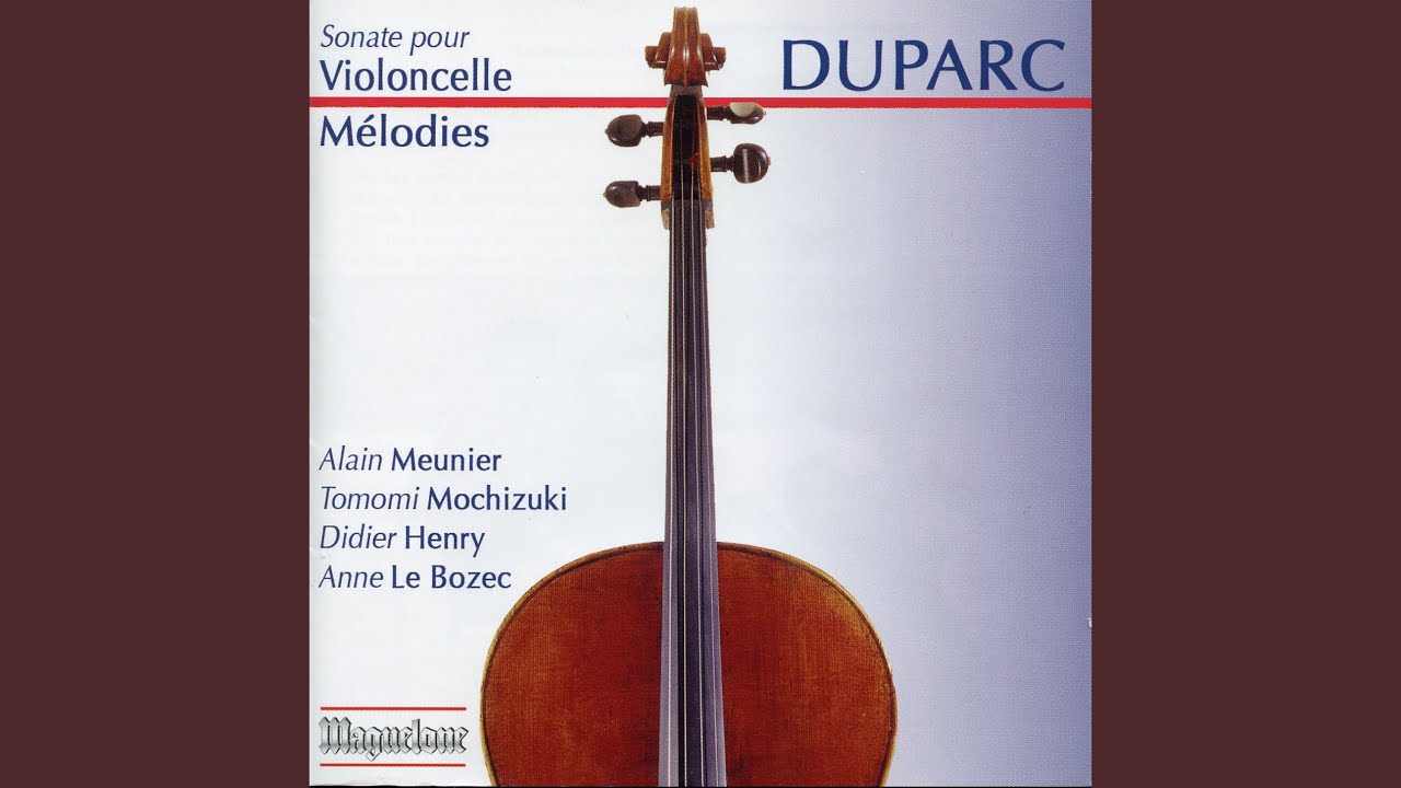 Cello Sonata in A Minor: I. Introduction - Presto appassionata