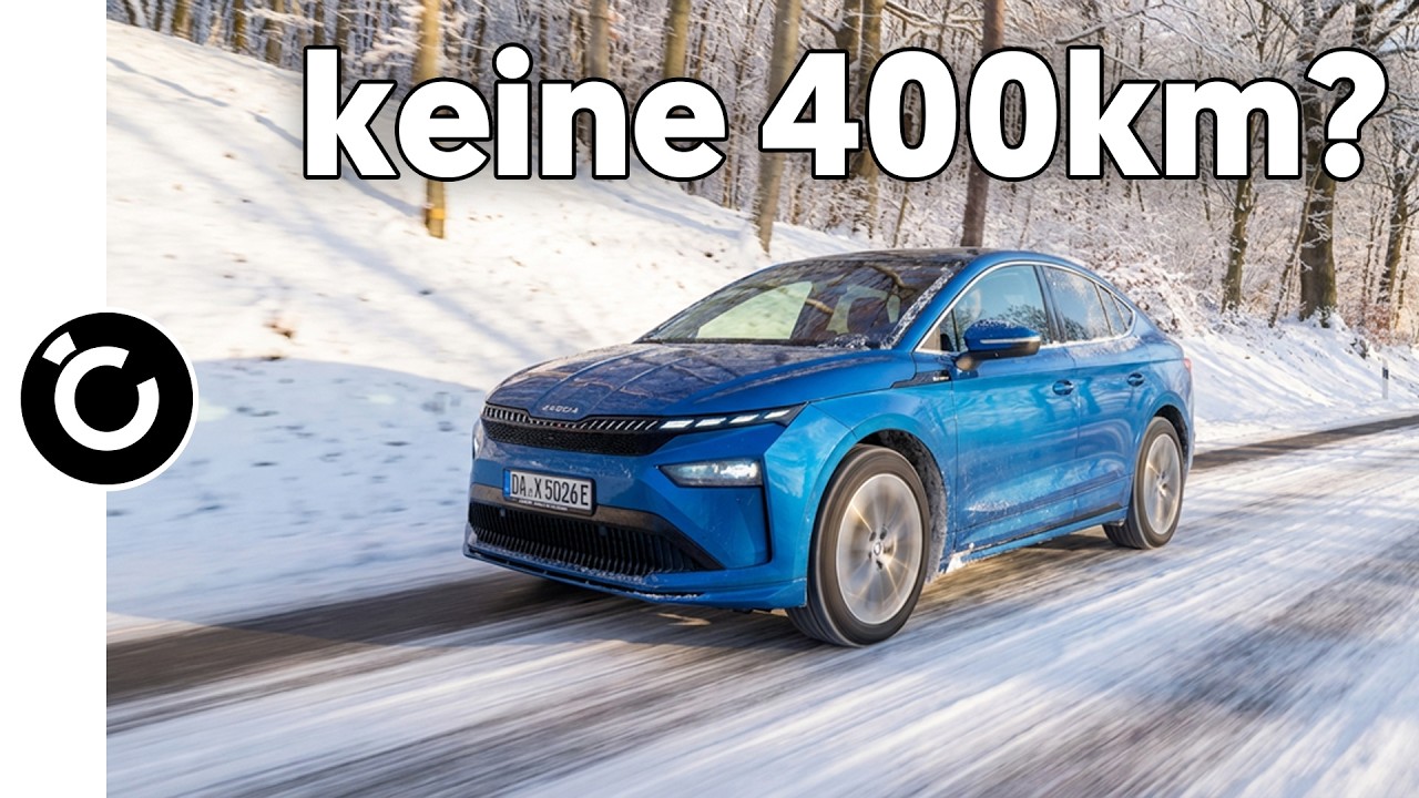 Škoda Enyaq 85 Coupé: 400 km im Winter – realistisch ohne Nachladen?