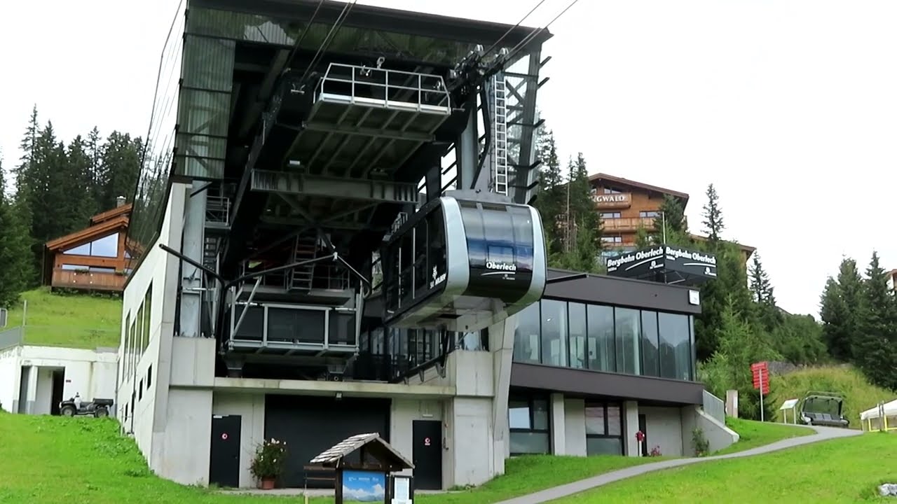 Lech / 80-AT Lech - Oberlech  Einfahrt Bergstation Sommerbetrieb