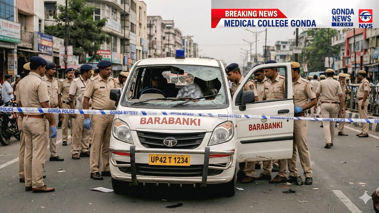 GONDA BREAKING: मेडिकल कॉलेज के पास गाड़ी में मिली लाश, हत्या की आशंका!पुलिस जाँच में जुटी || gonda 