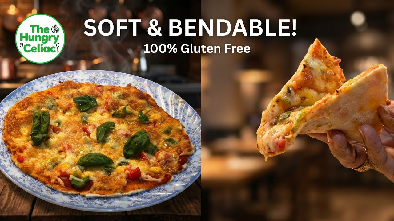 Restaurant-Style Gluten-Free Pizza | Soft & Bendable (Not Cardboard!) 🍕