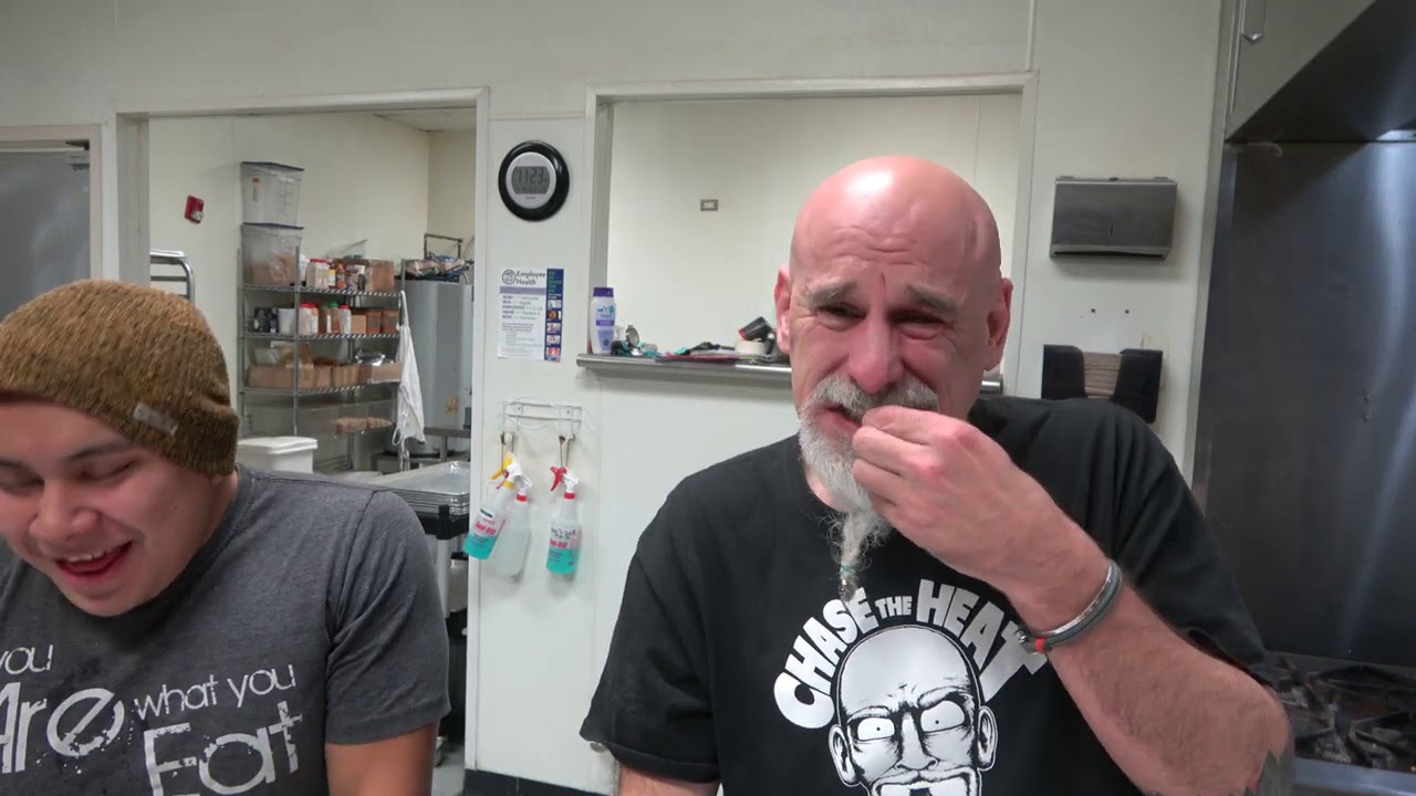 David and Goliath.....we put a dent in a 4.5 lb box of superhots!