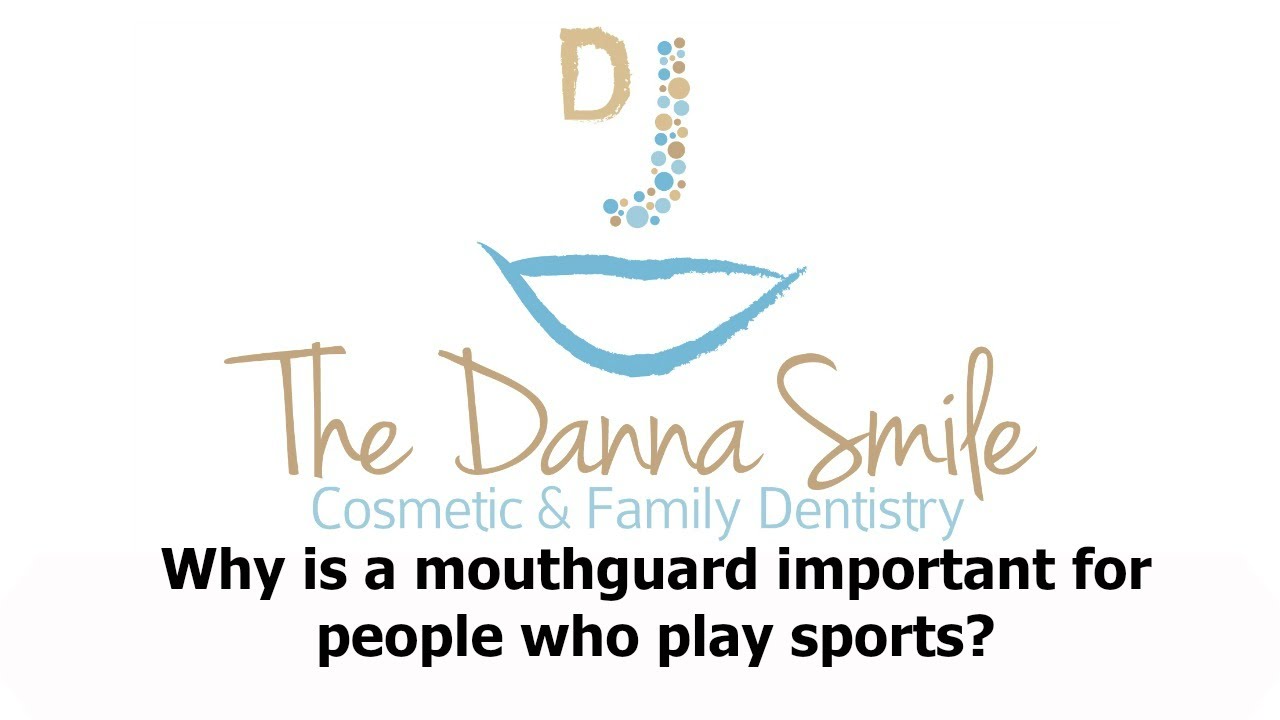 Why is a mouthguard important for people who play sports?