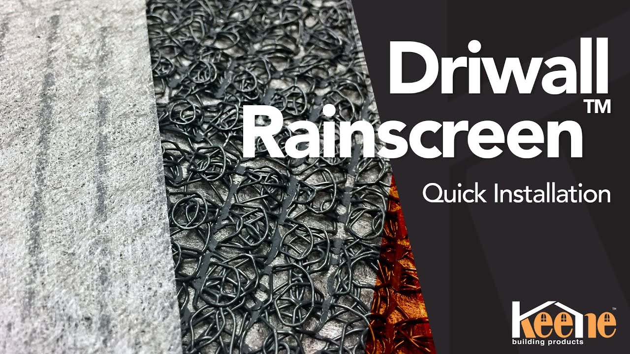 Driwall™ Rainscreen – Quick Installation | Keene Building Products