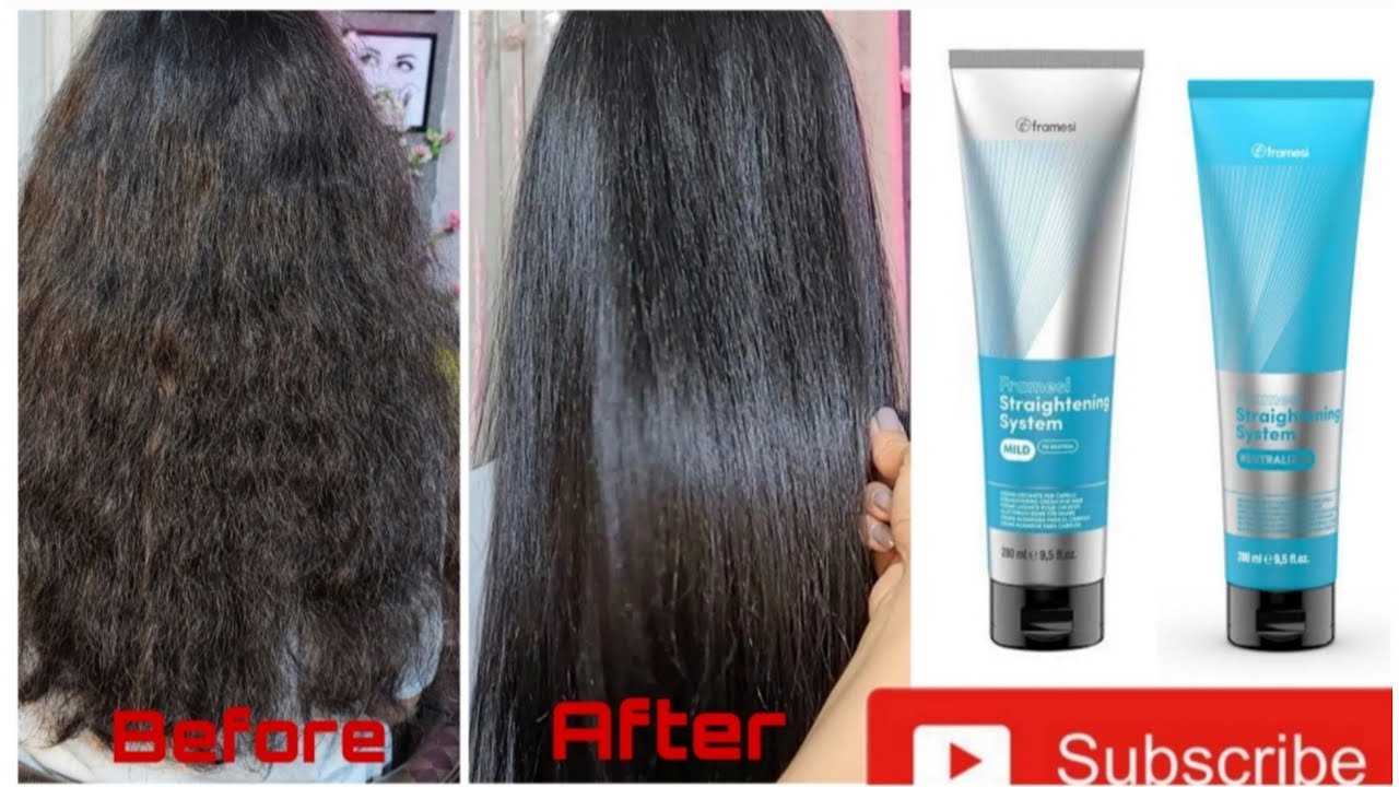 How To Do Hair Rebounding At Home | Framesi Hair Straightening System| Step By Step In Urdu & Hindi