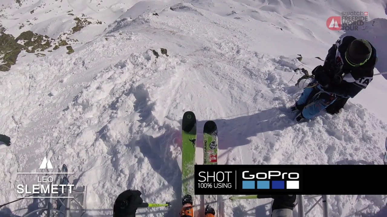 GoPro winning run Leo Slemett - Chamonix-Mont-Blanc staged in Vallnord-Arcal&iacute;s - FWT17