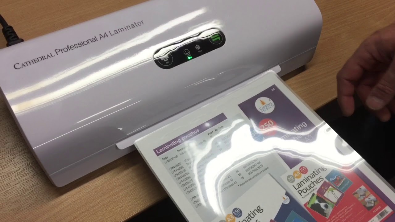 How To Use Cathedral Products Professional Laminator