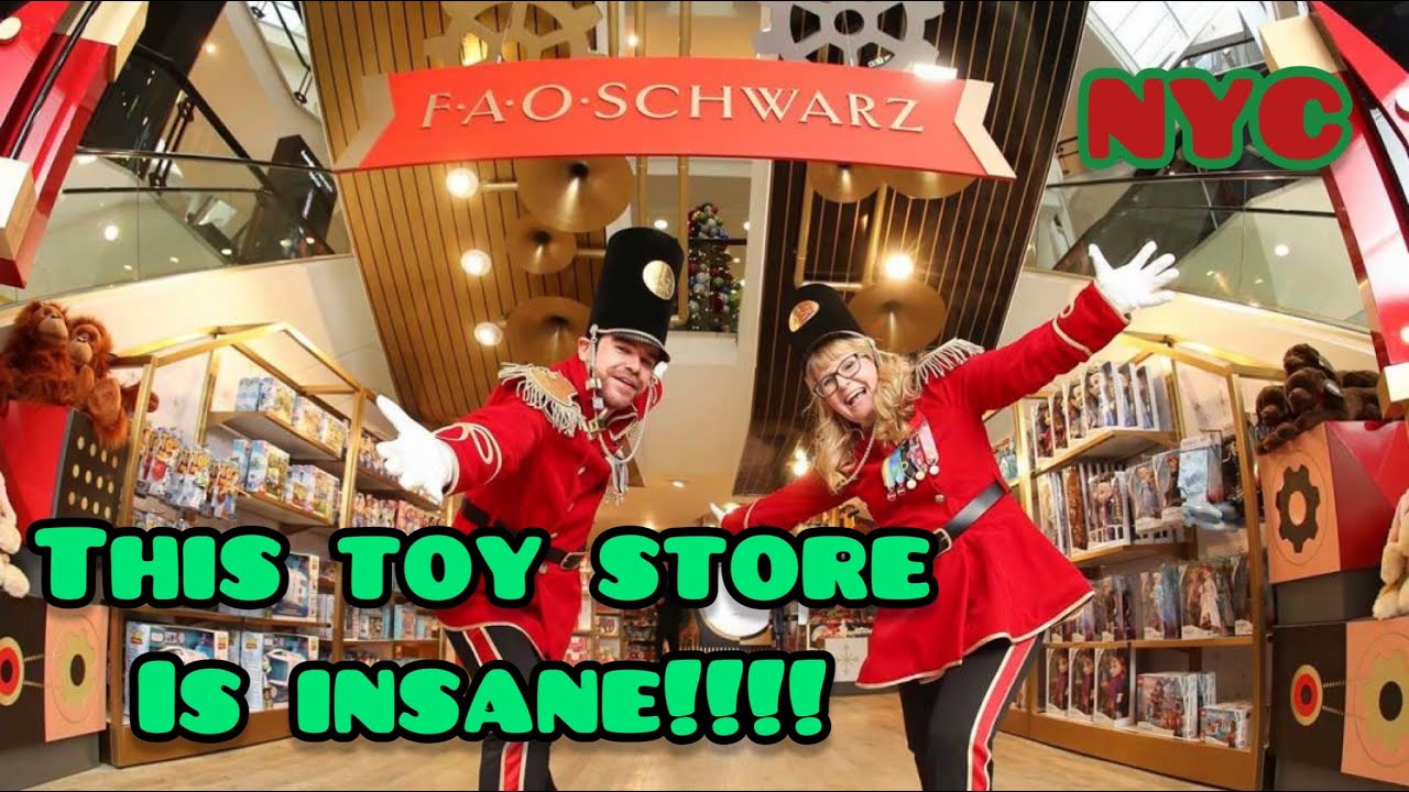 FAO Schwarz NYC in INSANE!!! Biggest Toy Store in NYC!