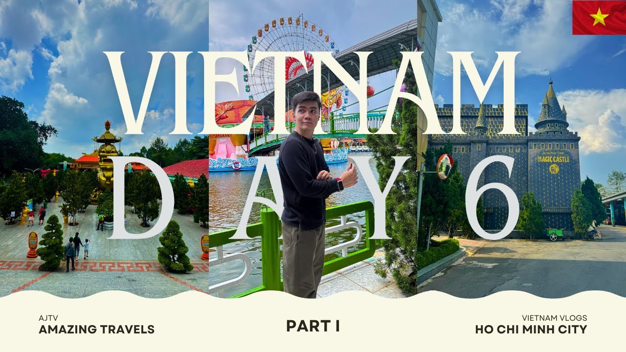 Vietnam Vlog EP 8: Visiting Suoi Tien Theme Park in Ho Chi Minh | Cultural Amusement Park | AJTV