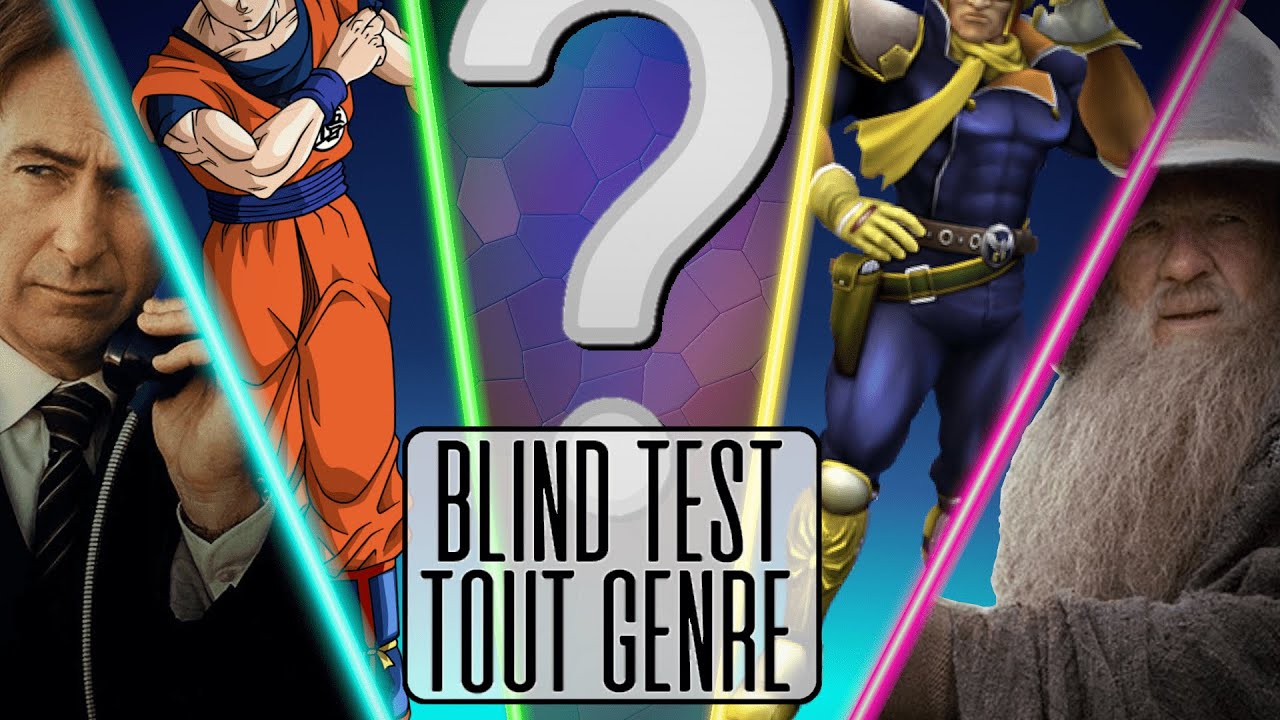 Blind Test Tout Genre (Jeu vidéo, Anime, Série, Film, Mashup) - 40 Extraits, 4 difficultés