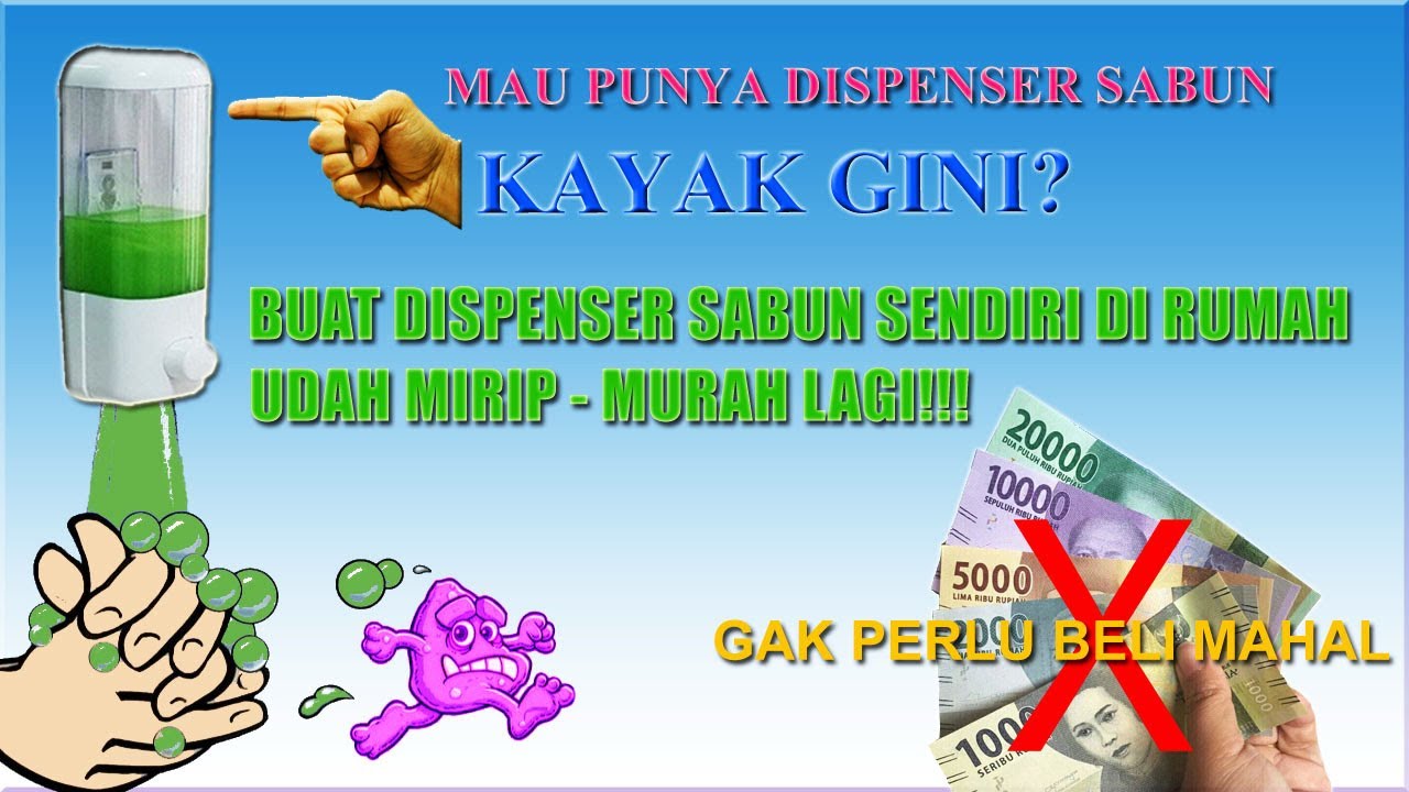 DIY Dispenser Sabun dari barang bekas | SOAP DISPENSER